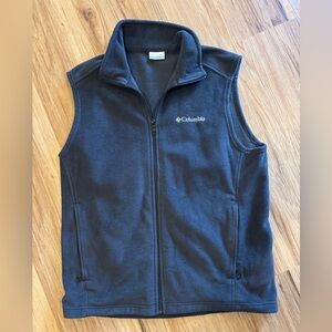 Columbia Men's Charcoal Fleece Vest